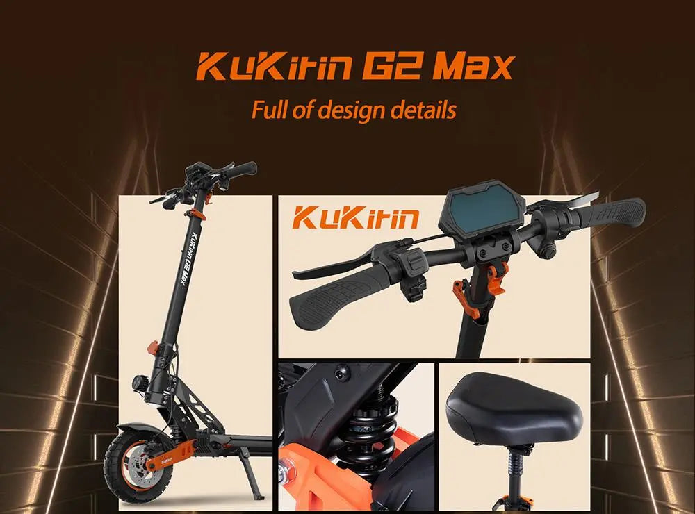 Kugookirin G2 Max Off Road Foldable Electric Scooter 1000W /48V/20AH