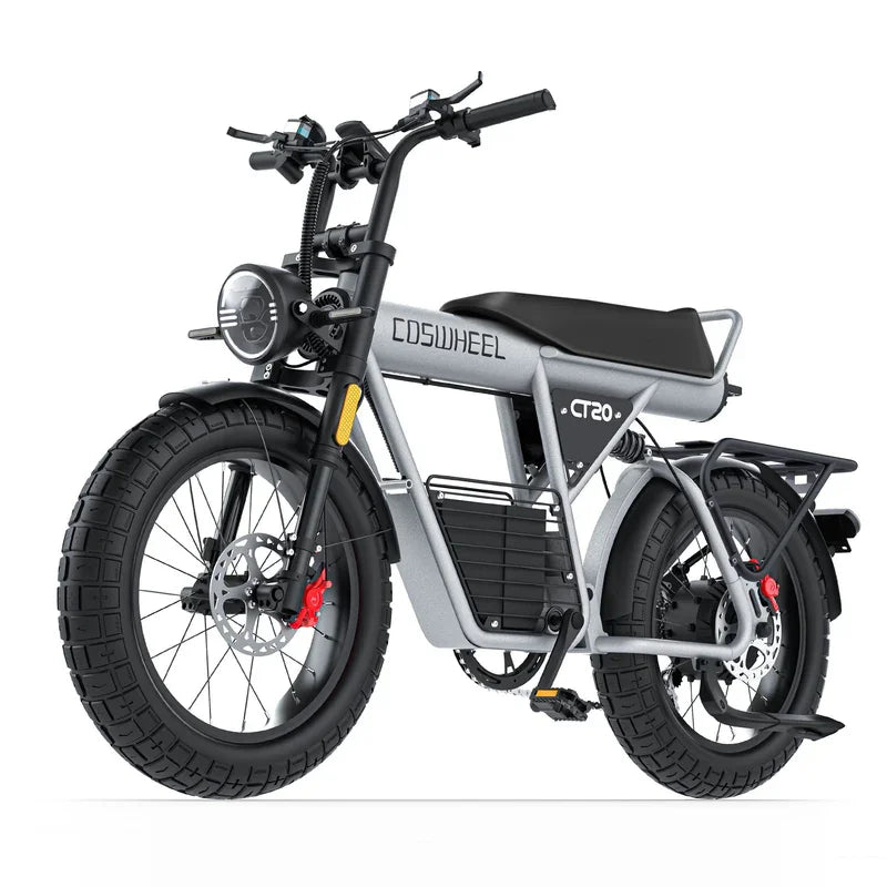 COSWHEEL CT20S Electric Bike – 1500W Peak Motor, 48V 25Ah Battery & 87-Mile Range
