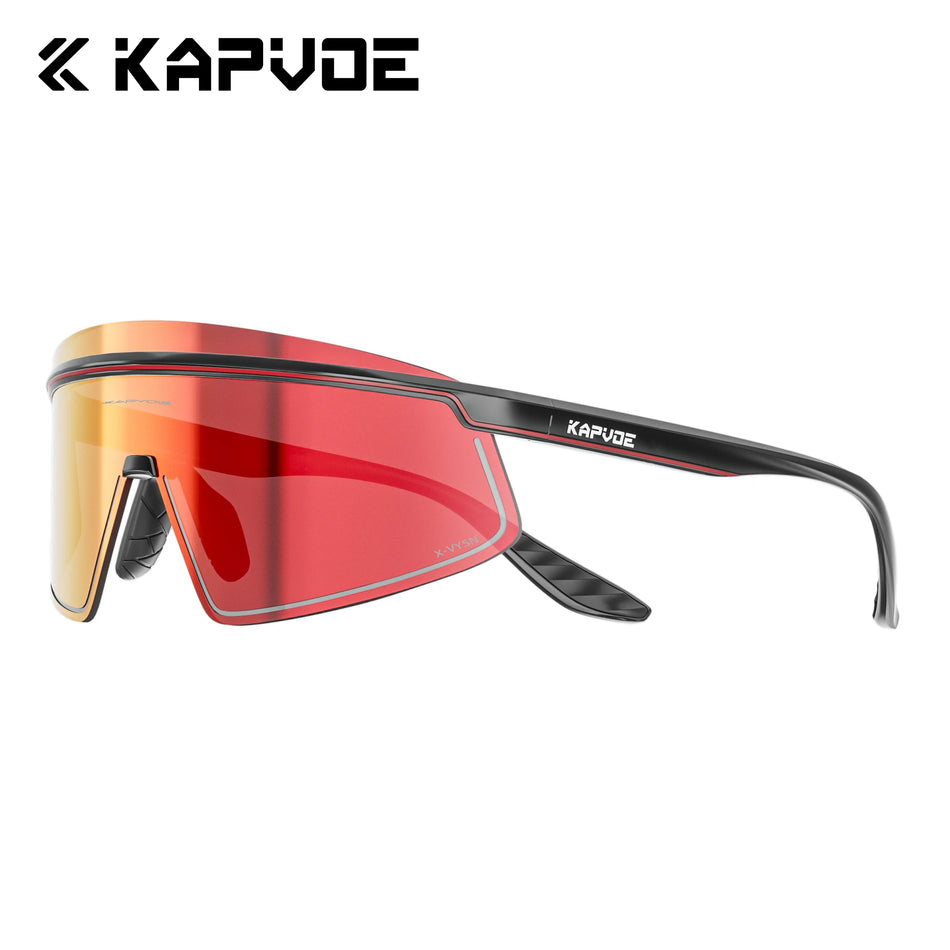 Kapvoe Unisex Sports Sunglasses UV400 Protection Cycling Eyewear for Men And Women Road Bike Mountain Bicycle Riding Goggles