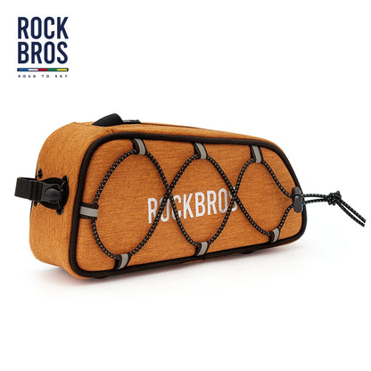 ROCKBROS ROAD TO SKY Bike Bag High Capacity Cycling Front Tube Bag Long Distance Bicycle Bag Riding Head Beam hanger Bag