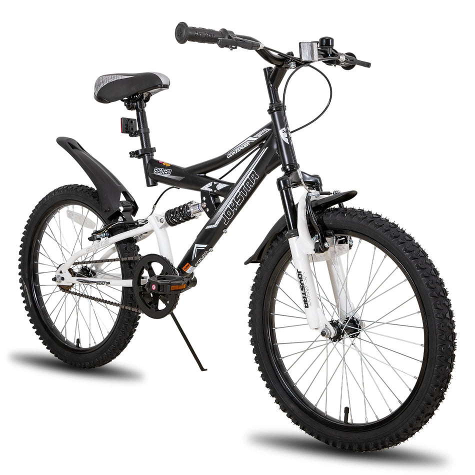 Contender 20" MTB,  Kids' Bike for Kids Ages 5-13 Years Old, Dual-Suspension Kids Mountain Bike