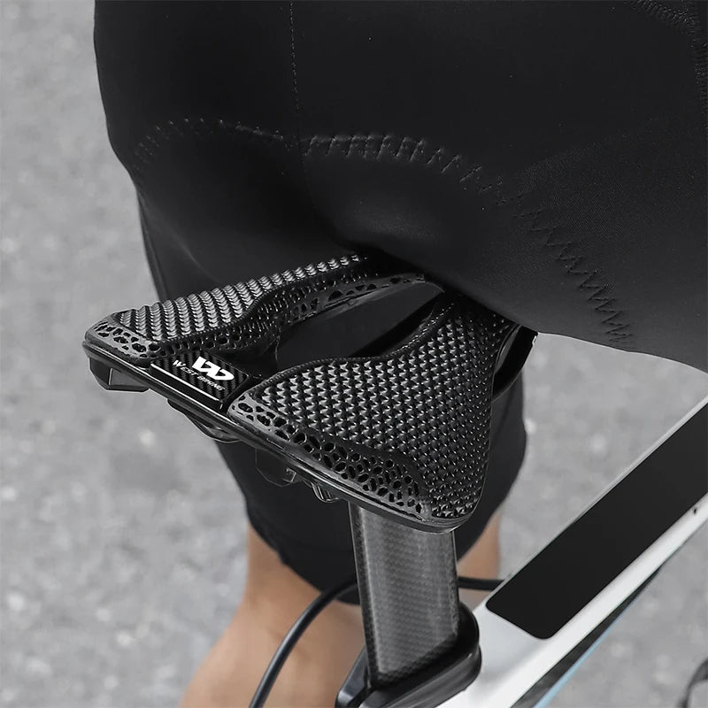 WEST BIKING 3D Printed Bicycle Saddle MTB, road bike racing, triathlon, and enduro cycling.