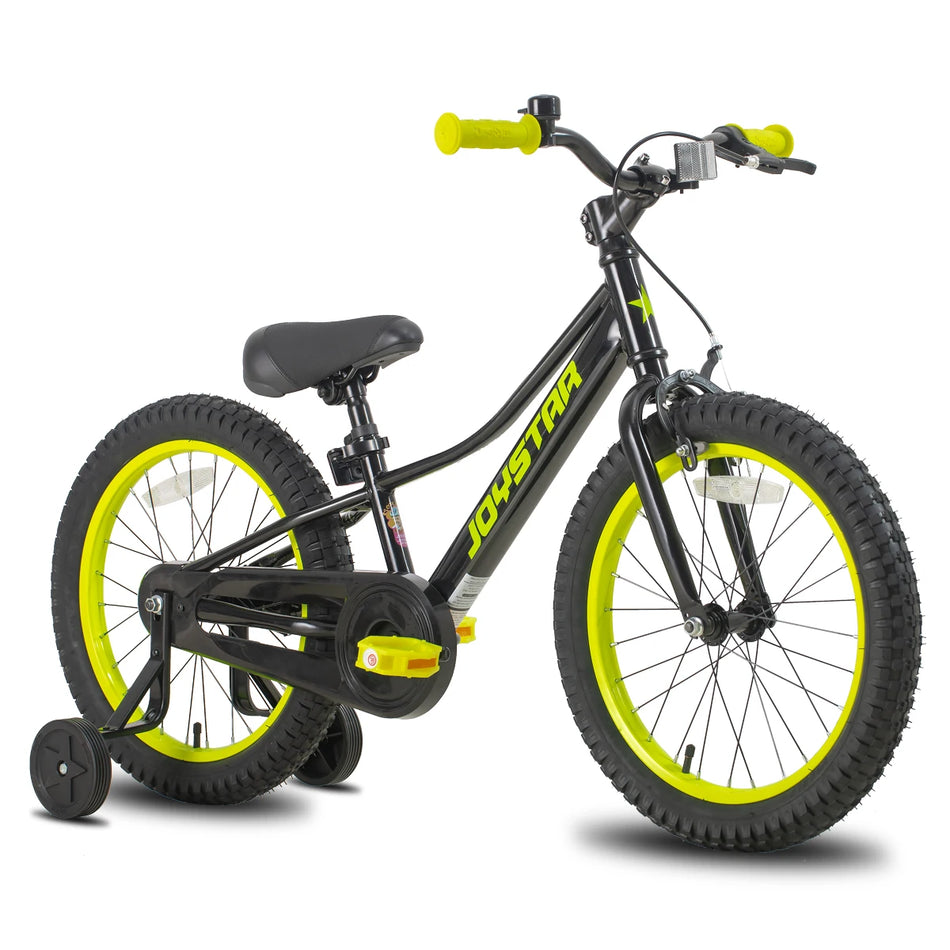 JOYSTAR NEOS Kids Bike for 7-12 Years Old Boys and Girls, 20 Inch Kids Mountain Bike with Training Wheels and Handbrake