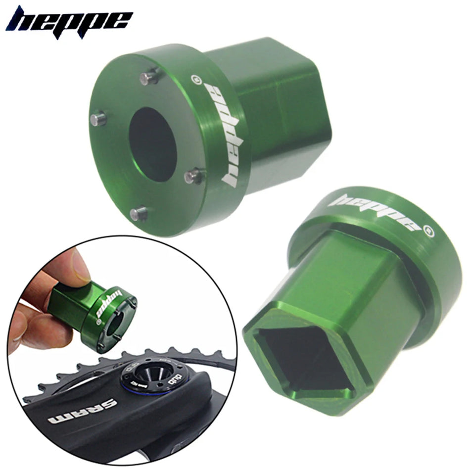 HEPPE High-Precision DUB Crank Arm Tool – SRAM DUB Crank Repair Wrench for Bolt Cover Installation & Disassembly – MTB & Road Bike Compatible