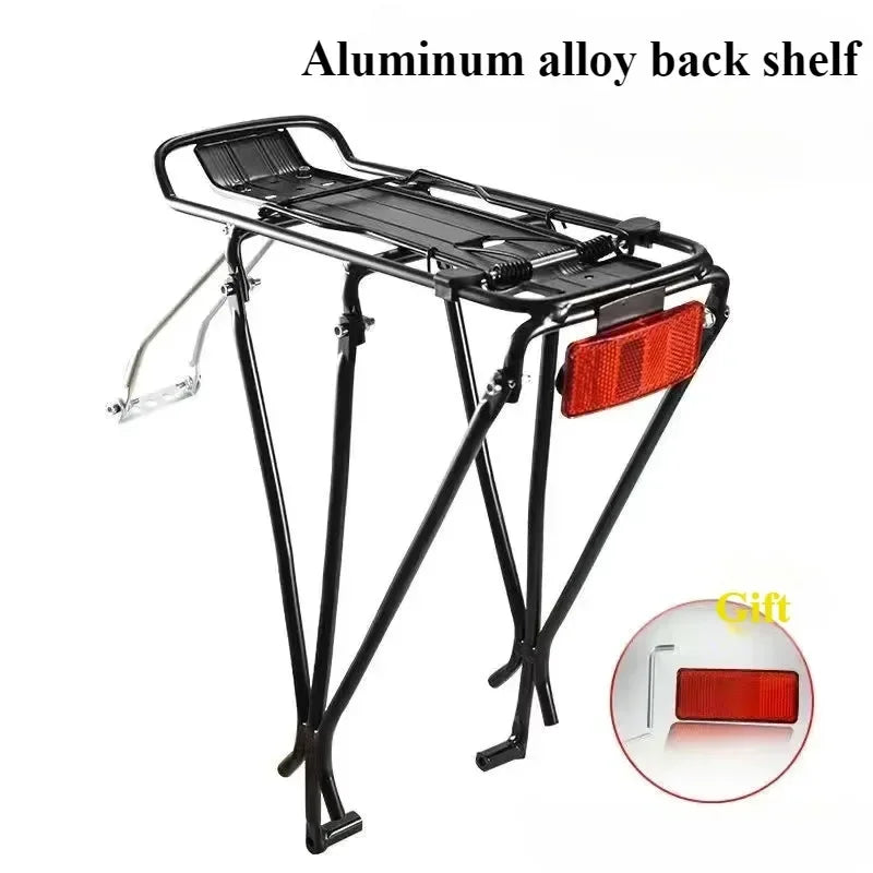 Heavy-Duty Rear Bike Cargo Rack – Disc Brake Compatible