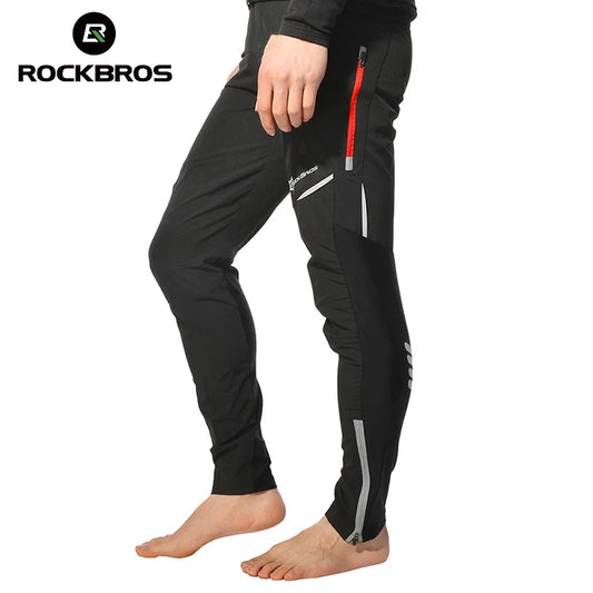 ROCKBROS Unisex Breathable Cycling Pants Summer Reflective Sport Shorts for Men Women Bike Riding Fishing Fitness Black