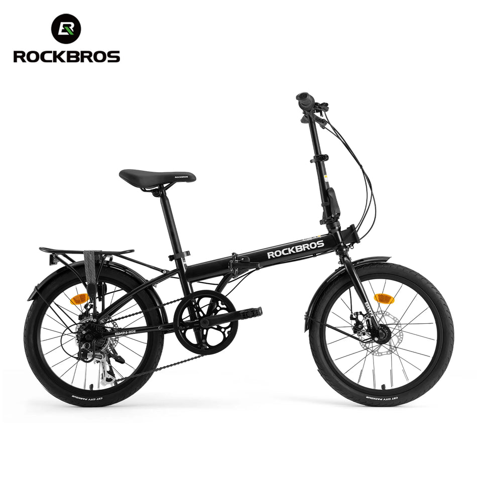 ROCKBROS SKN 20” Folding Bike – 7-Speed Disc Brake Bicycle | Velozzo