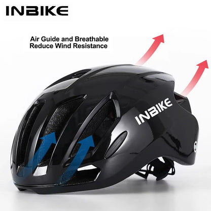 INBIKE 2023 New Bicycle Helmet Lightweight MTB Cycling Riding Helmets for Men Women Adjustable Road Mountain Bike