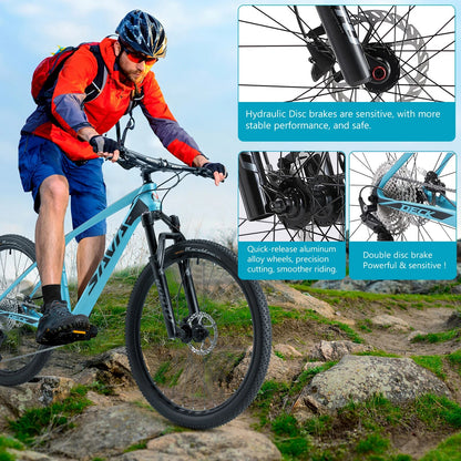 SAVA DECK 6.0 Men's Mountain Bike Carbon Fiber 29" belt 30 SP