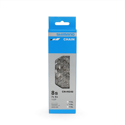 SHIMANO TOURNEY CN HG40 Bicycle Chain 116 Links Quick Link 6/7/8 Speed Compatible with Mountain Bike Original Cycling Parts