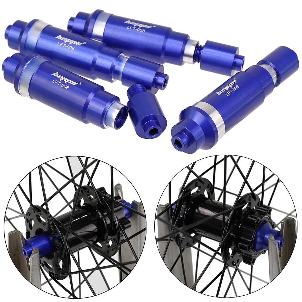 Lefty Hub HEPPE Lefty Hub Wheel Repair Tool Truing Stand Axle to QR Adapter for ...