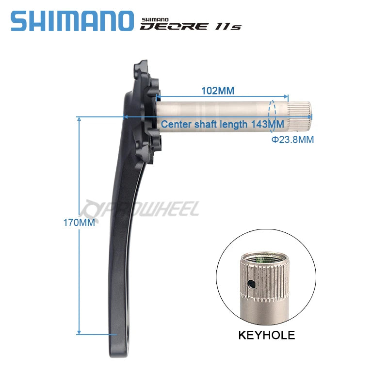 SHIMANO Deore FC M5100 Crankset 1x11Speed
