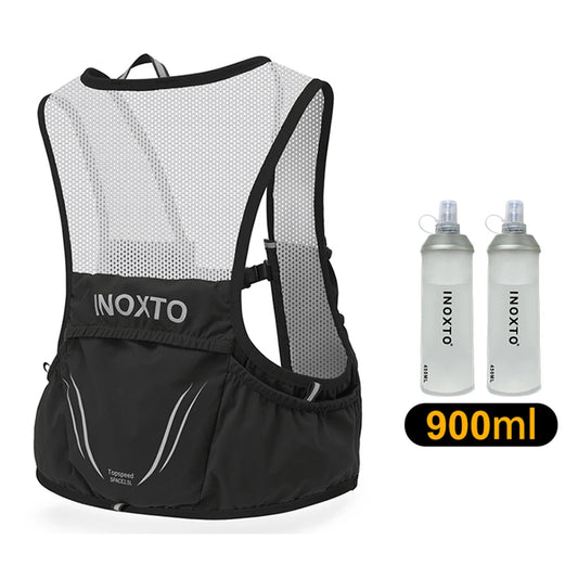 INOXTO Lightweight Running Backpack Unisex Hydration Vest for Marathon Bicycle/Hiking - Ultra-Portable Athletic Bag