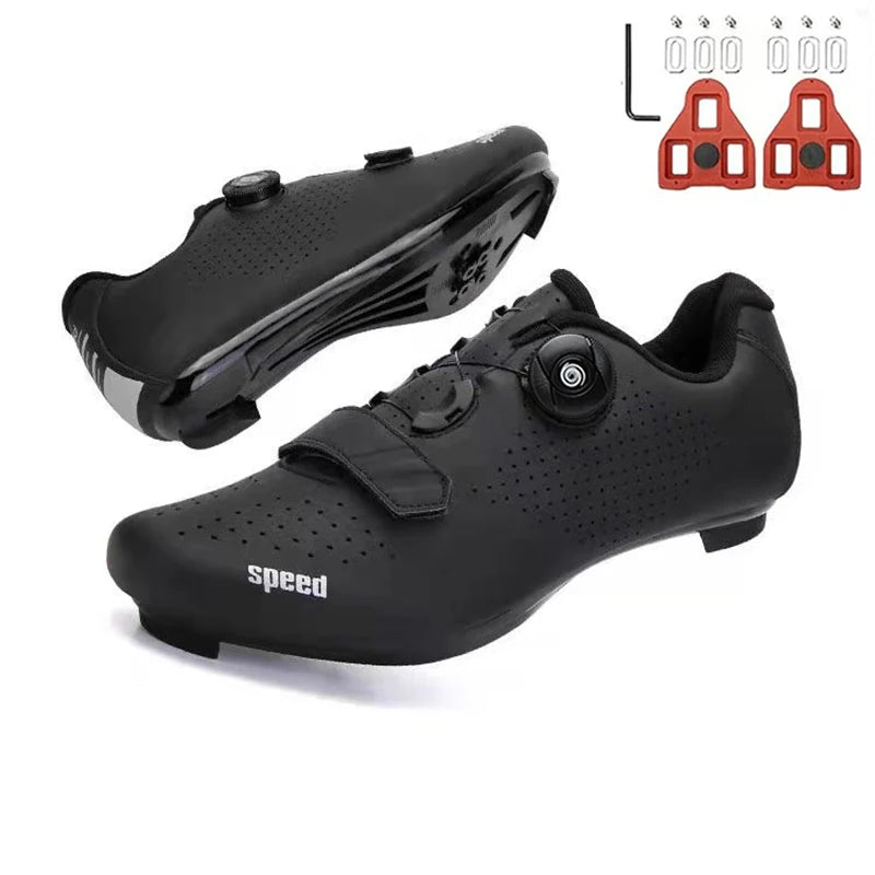 Women Flat Speed Sneakers Ultralight Men Mountain Bike Shoe  Self-Locking Bicycle Cleat Shoes Road Cycling Sneaker MTB Shoes