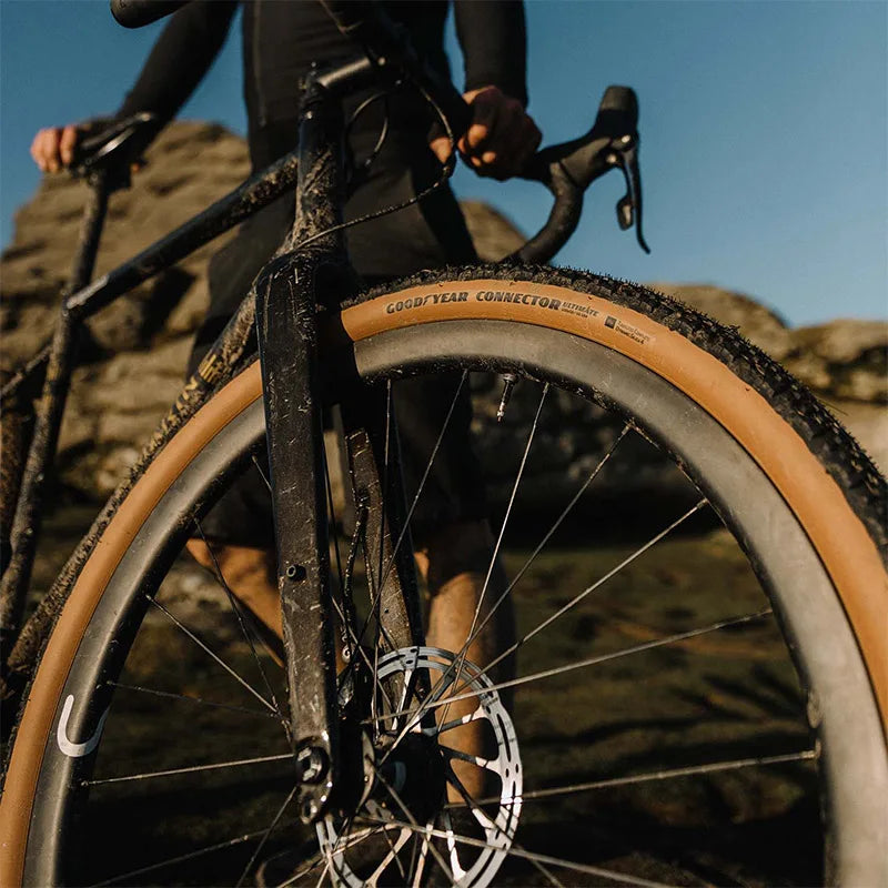 Goodyear Connector Ultimate Gravel Tire – Tubeless Ready, 120 TPI, All-Terrain | Velozzo