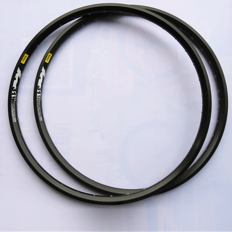 319 Mountain Bike Rim 26/27.5 Inch Black Disc Brake 24/28/32/36 Holes Aluminum Alloy Double-Layer Bicycle Rim