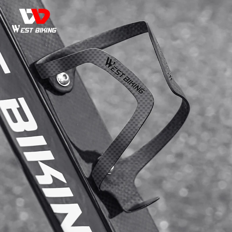 WEST BIKING Bicycle Carbon Lightweight Water Bottle Cage