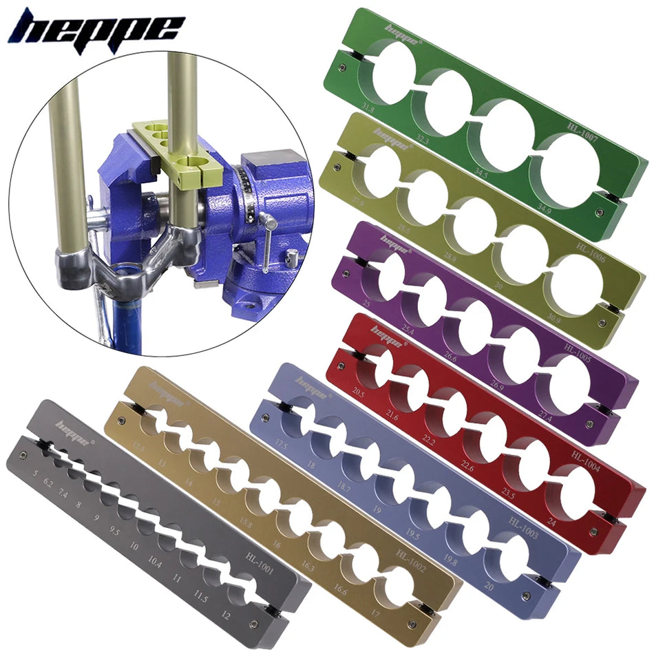 HEPPE Table Vise Insert Clamp for Bike Repair 5-34.9mm Multifunction Quick Fixtures 6061 T6 Aluminum Alloy Worktable Bench vice