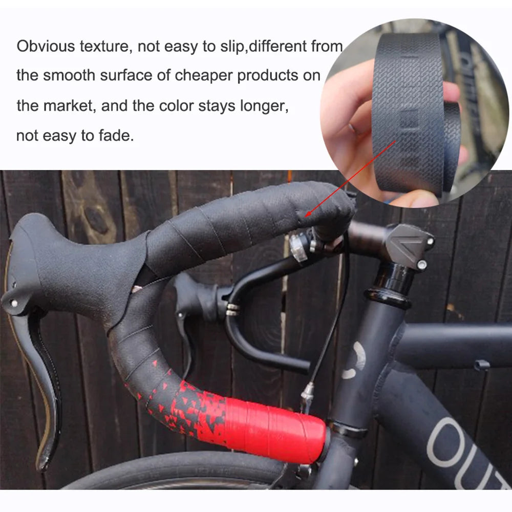 EVA Bicycle Handlebar Tape Breathable Anti-slip,Road Bike Handlebar Tapes Anti-Vibration Cycling Handle Bar Tape