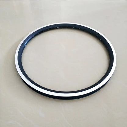 High Quality 16x1-3/8 CNC Small Wheel Bike Rim 16/20/24/28/32/36 Holes Black Silver 349 Rims For Bicycle Can Customized