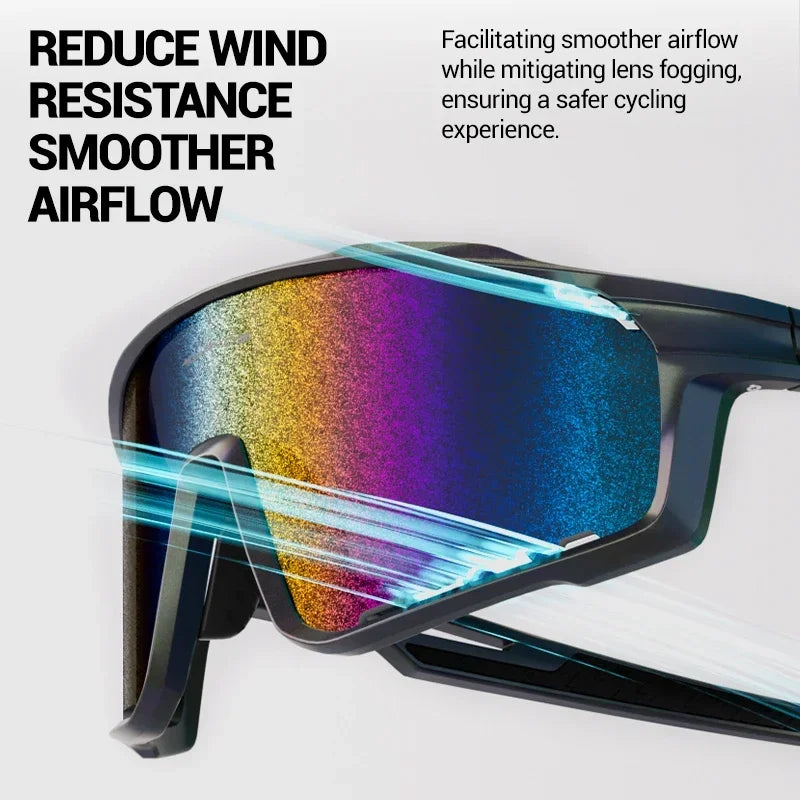 Kapvoe Unisex Nano Coated Cycling Sunglasses UV400 Protective Eyewear for Men And Women Outdoor Sports Hiking Running