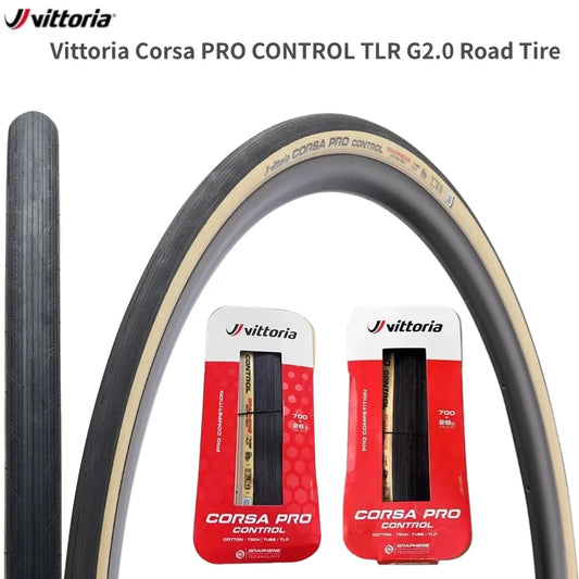 Vittoria Corsa Pro Control TLR G2.0 700C*24C-32C(320TPI) road bike clincher tire Tubeless Ready bicycle clincher tire