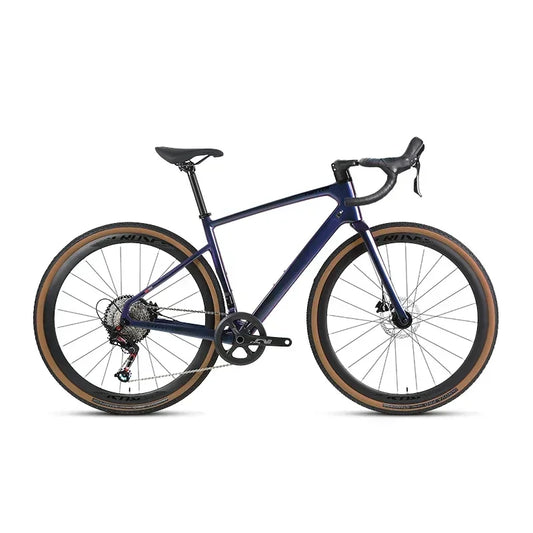 TWITTER V1 Gravel Bike Hologram 24S Full Internal Cable Hydraulic Disc Brake Carbon Fiber Road Bike