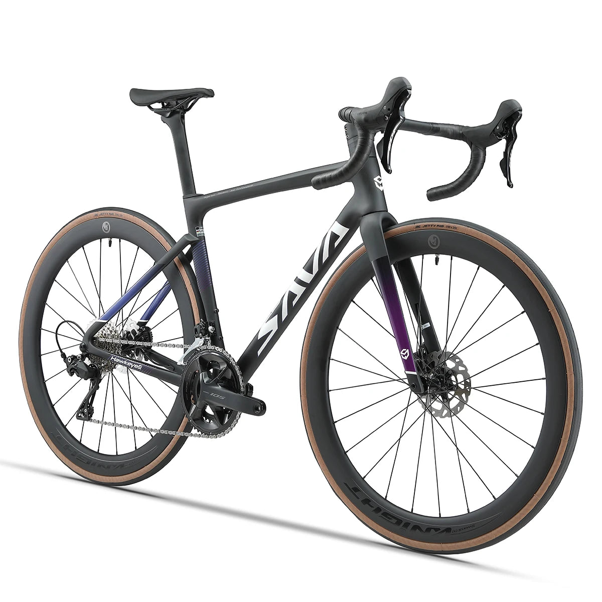 SAVA 2024 F20 Hawkeye Carbon Fiber Road Bike,  R16-R7120 24 Speeds, SHIMANO 105 R7120 Group Set And Hydraulic Disc