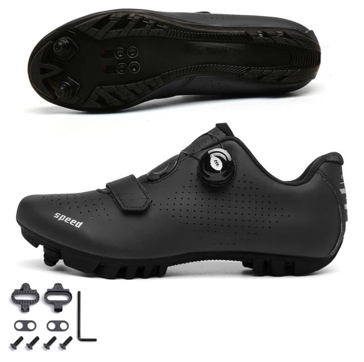 Women Flat Speed Sneakers Ultralight Men Mountain Bike Shoe  Self-Locking Bicycle Cleat Shoes Road Cycling Sneaker MTB Shoes