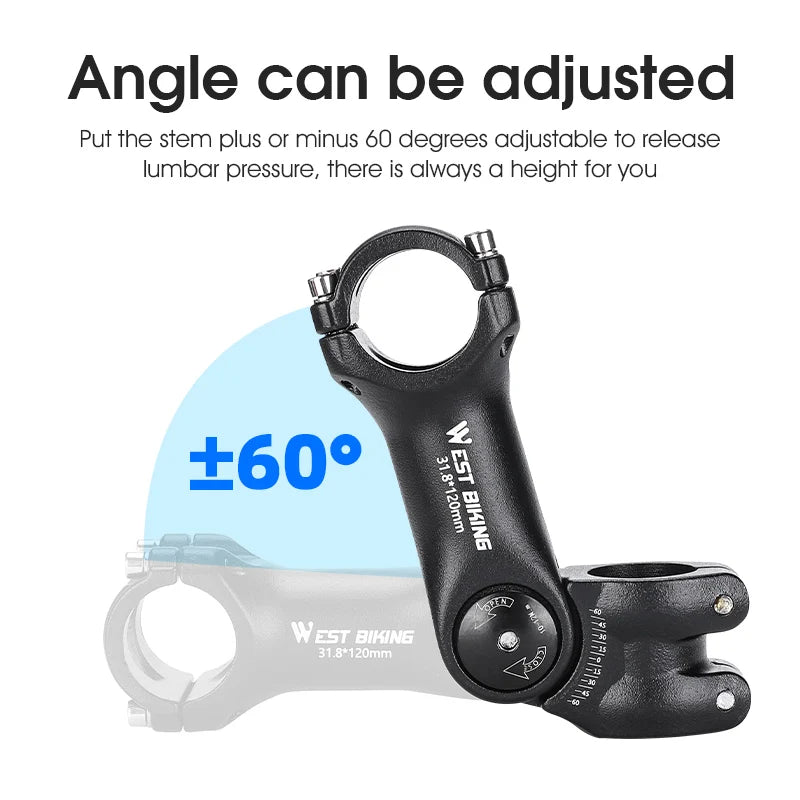 WEST BIKING Adjustable Bicycle Handlebar Stem