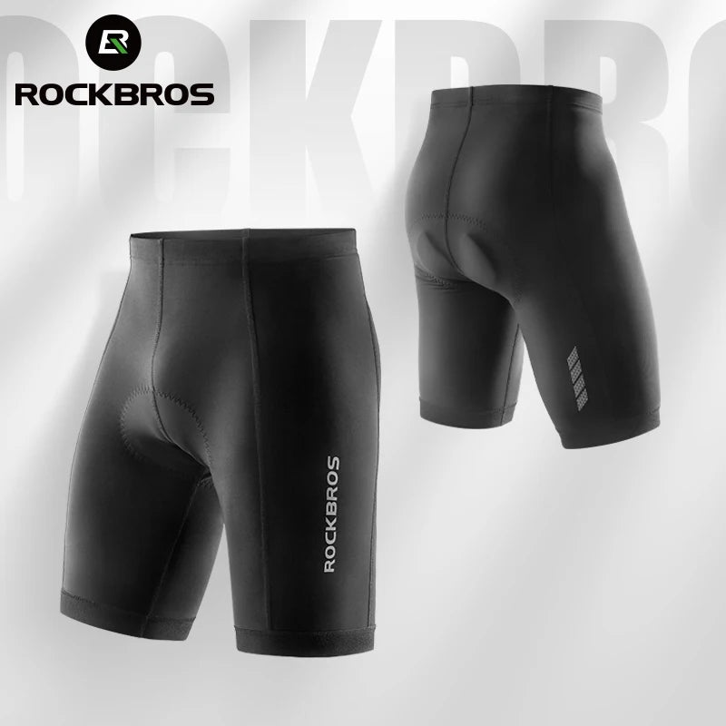 ROCKBROS Summer Cycling Shorts Breathable Bicycle Shorts Tights MTB Road Sport Bike Trousers Shockproof Sponge Pad Bike Shorts