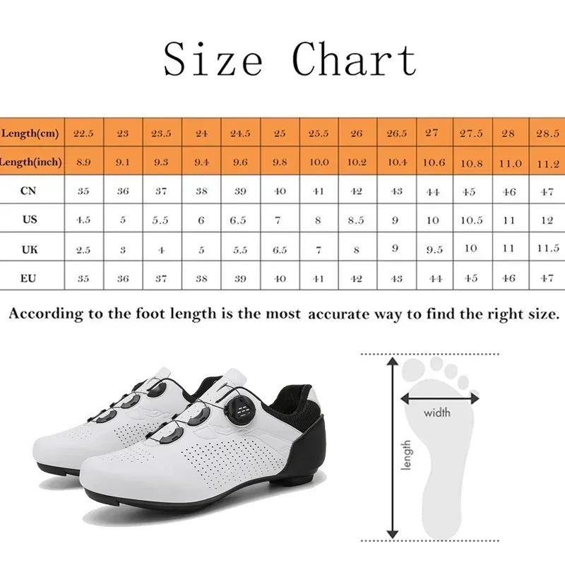 ANNPOTS Men MTB Cycling Shoes Sneakers Self-Locking Women Road Bicycle Shoes Exercise Cleats Bikes Sneakers Clip Cycle Training Shoes