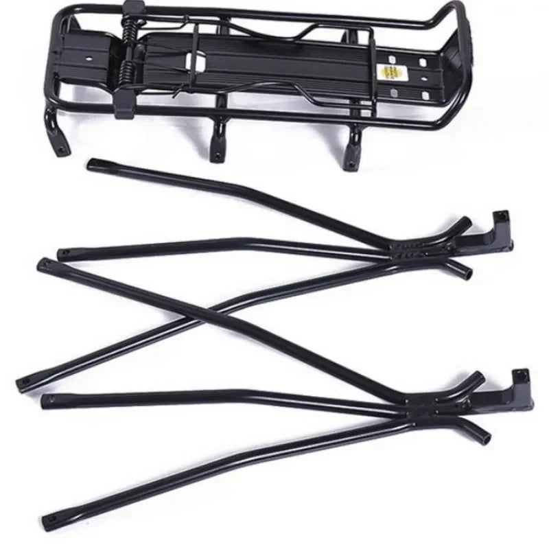 Heavy-Duty Rear Bike Cargo Rack – Disc Brake Compatible