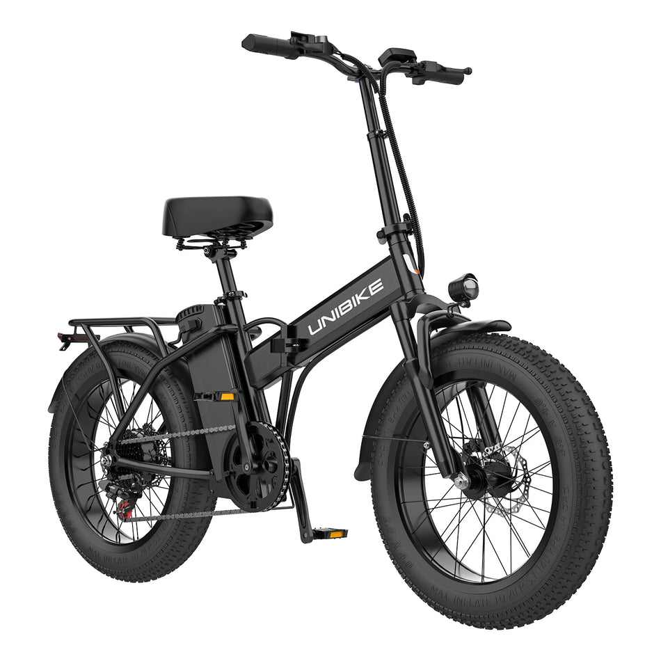 Aairsk F1 Pro 748W Peak Electric Bike – 20" Fat Tire E-Bike 48V 15Ah Battery