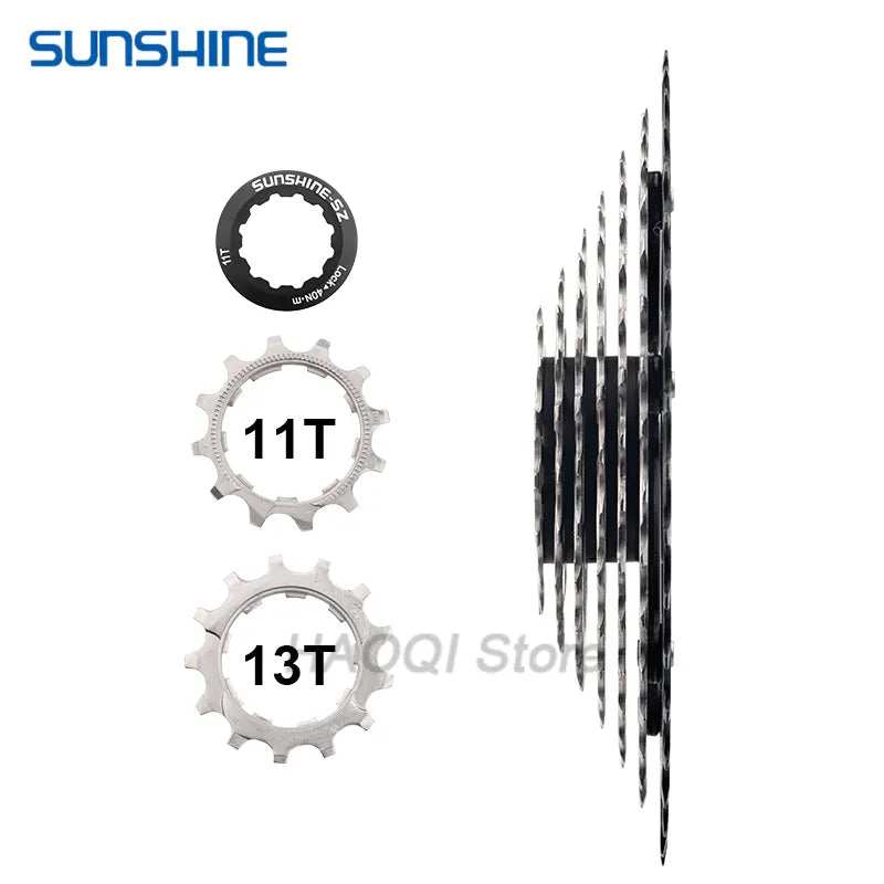 Sunshine HG Road Bike Ultralight Cassette 8 9 10 11 12 Speed  Flywheel Sprocket for SHIMANO