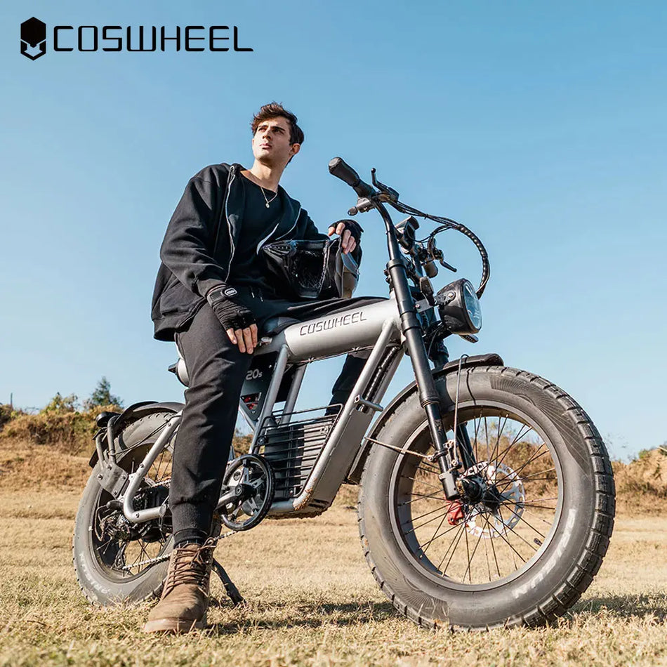 COSWHEEL CT20S Electric Bike – 1500W Peak Motor, 48V 25Ah Battery & Up to 87-Mile Range