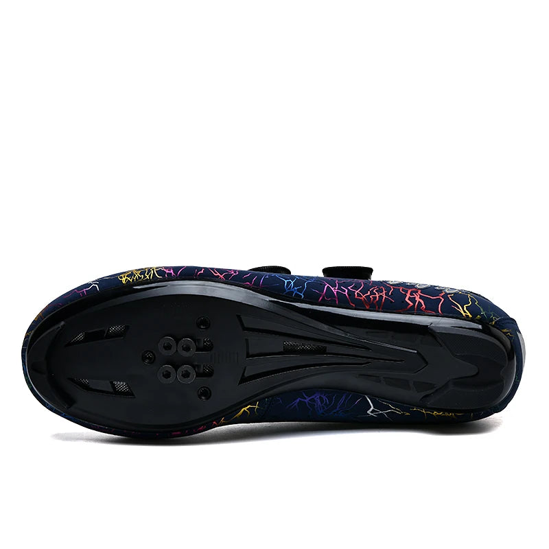 Professional Road Cycling Shoes with SPD Compatibility – Breathable Hard Sole Cycling Shoes for Men & Women