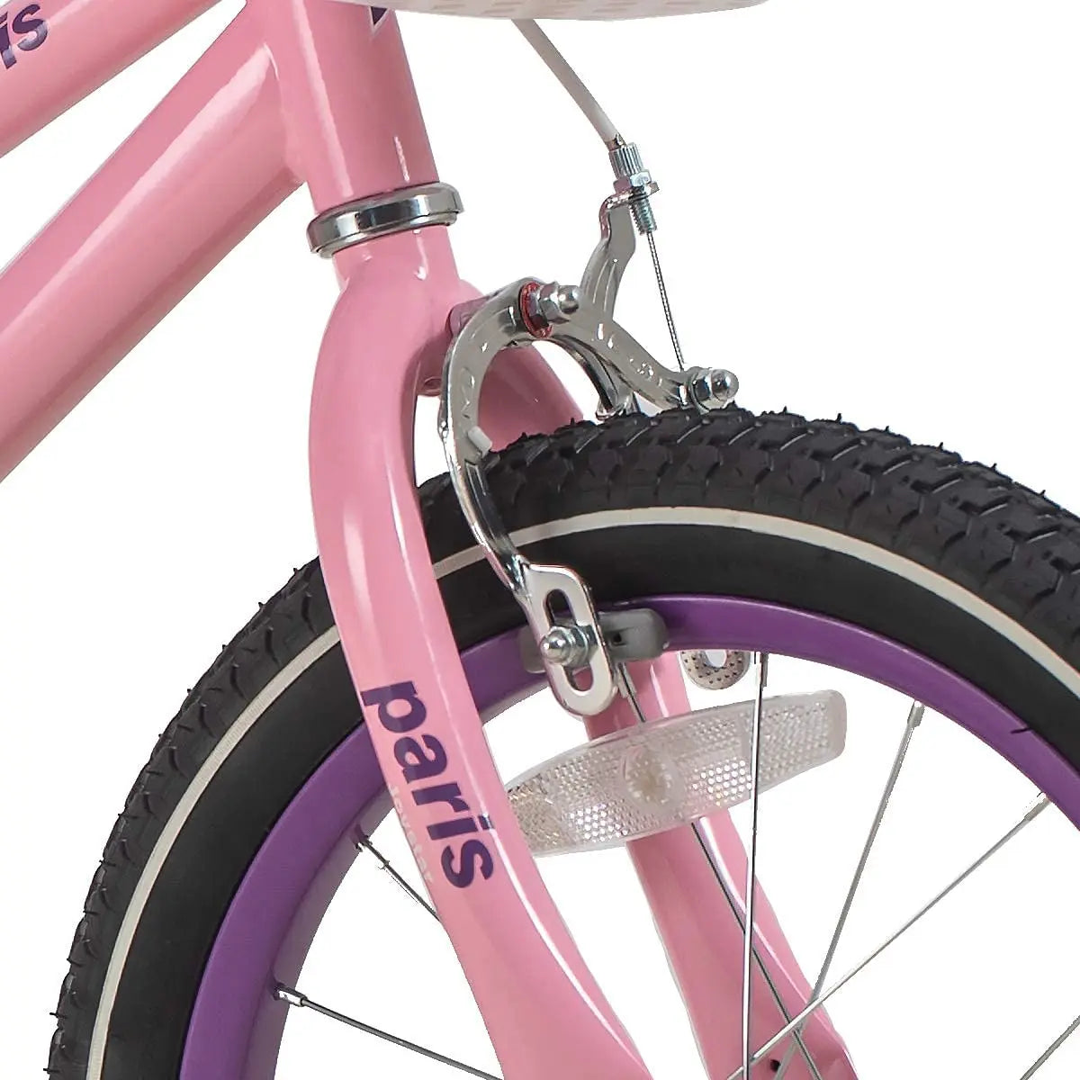 JOYSTAR Paris Girls Bike for Ages 2-9 Years Old,  with Training Wheels and Handbrake