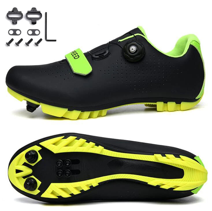 Women Flat Speed Sneakers Ultralight Men Mountain Bike Shoe  Self-Locking Bicycle Cleat Shoes Road Cycling Sneaker MTB Shoes