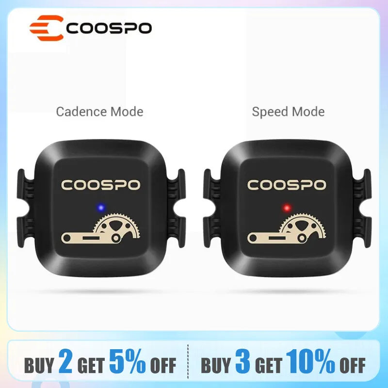 COOSPO BK467 Cadence and Speed Sensor Dual Mode Rpm Monitor Bluetooth 4.0 ANT Road Bike For Wahoo Garmin Bike Computer