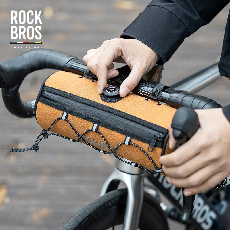 ROCKBROS Road to Sky Front Tube Cycling Bag – Long Distance MTB & Road Bike Storage Bag