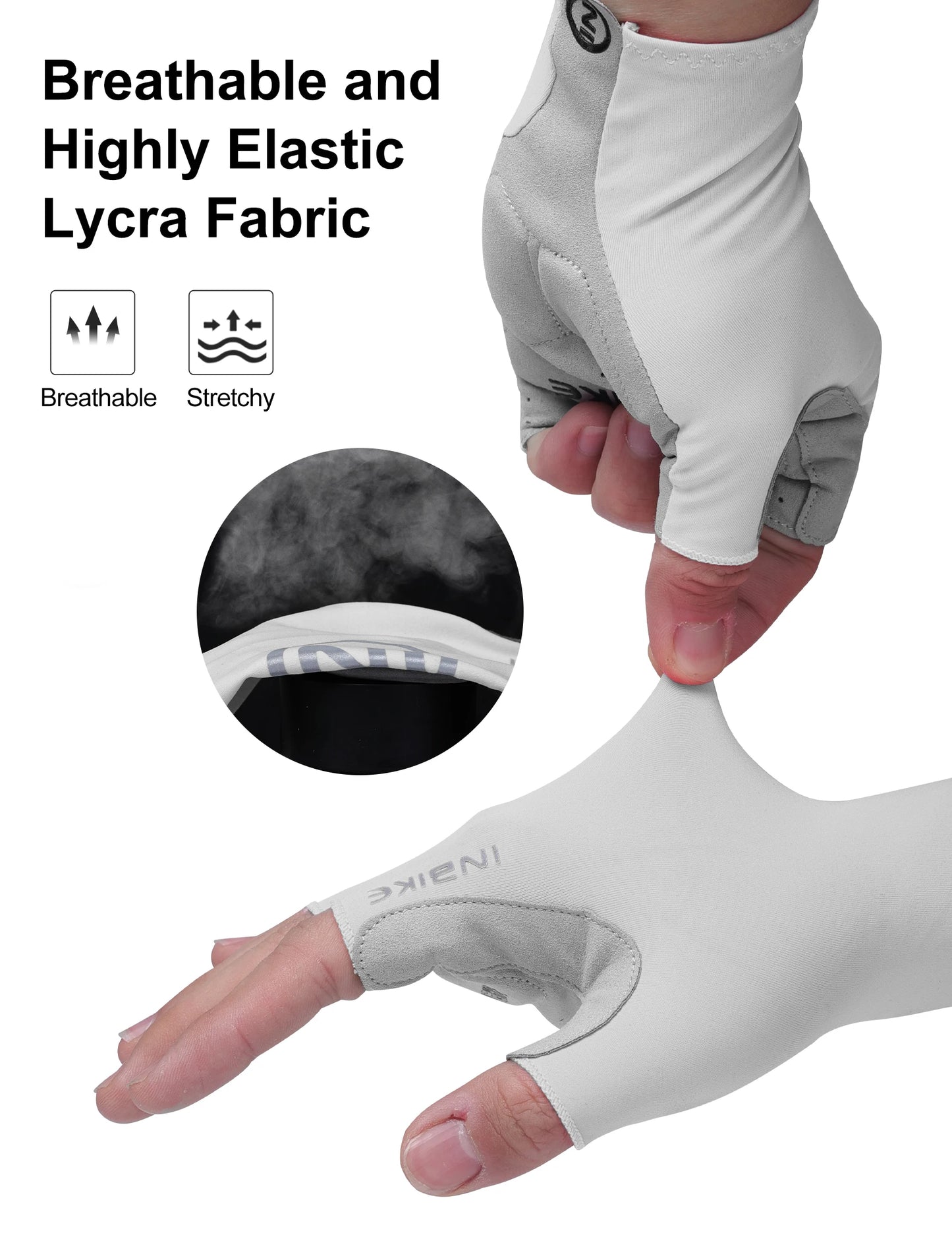 INBIKE Women's Padded Half-Finger Cycling Gloves Summer Shock-Absorbing MTB Bicycle Accessories Road Bike Glove
