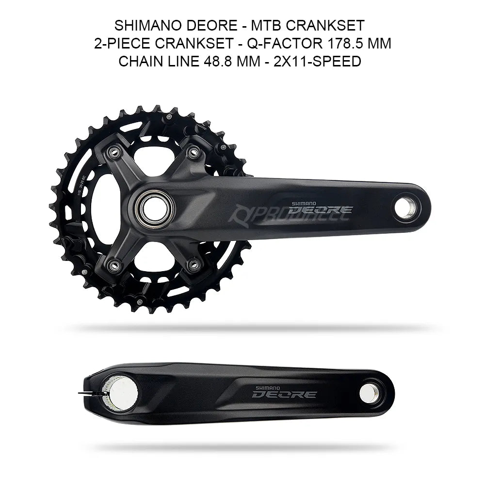 SHIMANO Deore FC M5100 Crankset 1x11Speed