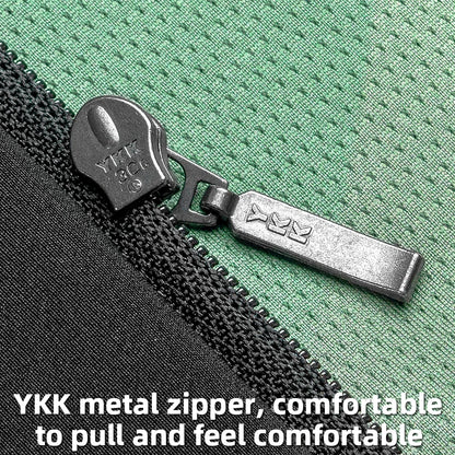 ROCKBROS Men's MTB Cycling Jersey Summer Sportswear Breathable T-Shirt Mountain Bike High-Quality YKK Zipper Short Sleeve GEL Pad