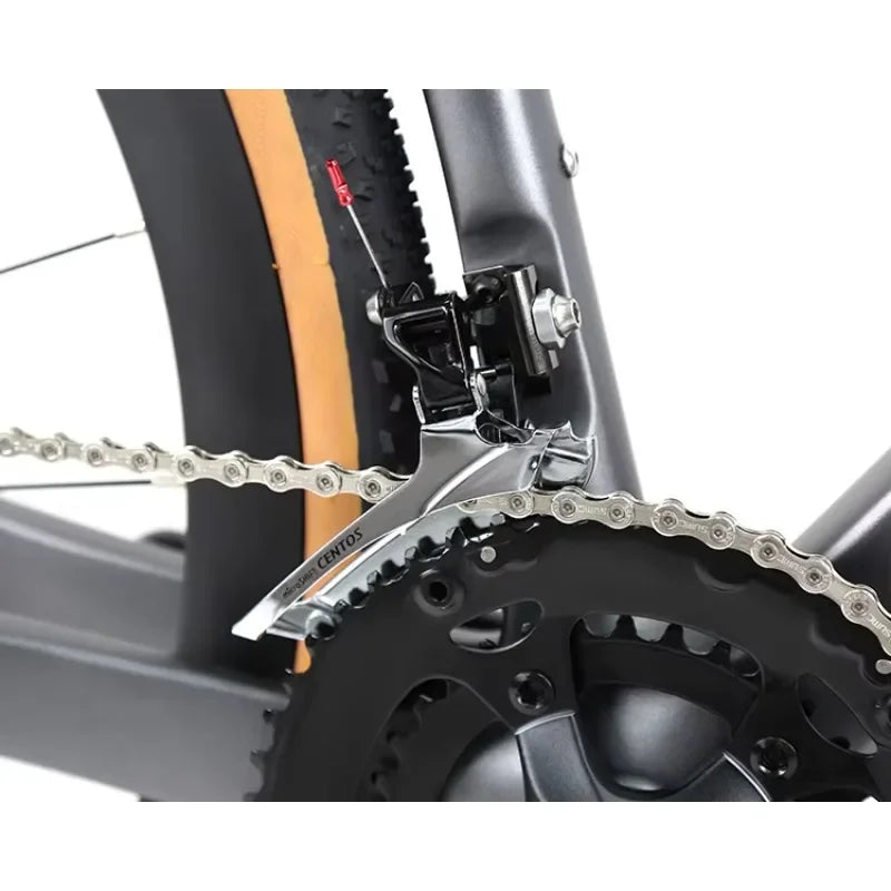 TWITTER V3 Gravel Bike Black Knight RS-22S Unisex Carbon Fiber Road Bicycle 700*40C Wheelset Disc Brake 22 Speed EPS Technology