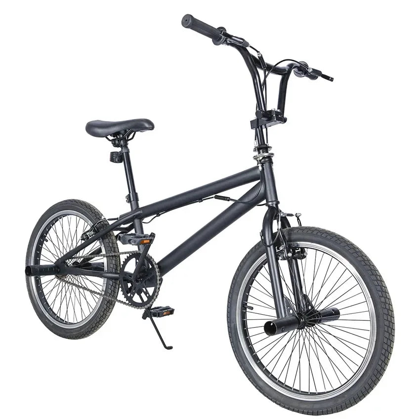 Unisex 20 Inch Freestyle BMX Bicycle RSD-BMX-AD09 Single Speed with V Brake/Disc Brake Aluminum Frame Durable Steel Pedals