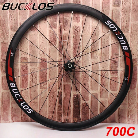 BUCKLOS 700C 40mm Road Bike Wheelset – Quick Release 24H - Road Bike Wheelset