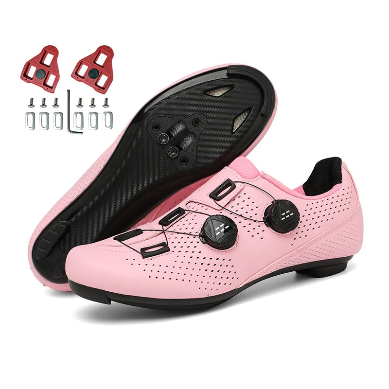 Road Cycling Shoes women Sports MTB Bike Shoes Flat Speed Cycling Sneakers Mountain Bicycle Footwear SPD Cleats Shoes