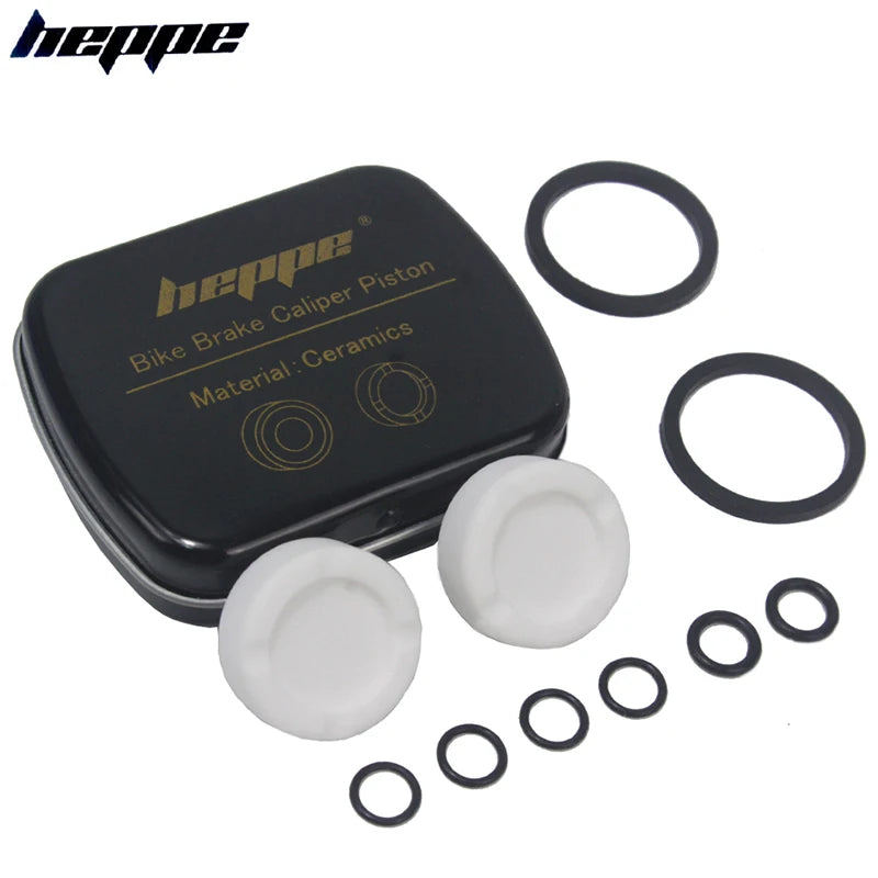 HEPPE Ceramic Piston Hydraulic Brake Caliper for MTB Road Bike Compatible with XT/M785/M8000/SLXM675 Disc Brake Repair Part