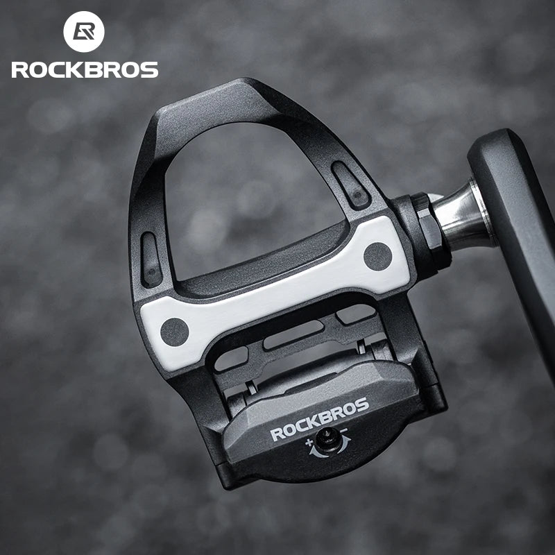 ROCKBROS Pedal Self-locking Carbon Fiber Bicycle Pedal For SPD System Ultralight Road Bike Pedal Cleat Platform Lock For Shimano